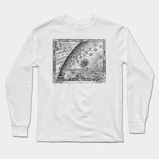 Flammarion - Seeing behind the veil of illusion Long Sleeve T-Shirt